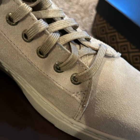 **24 HOUR FLASH SALE!!!**Coach Sand Suede Sneakers - Picture 3 of 5